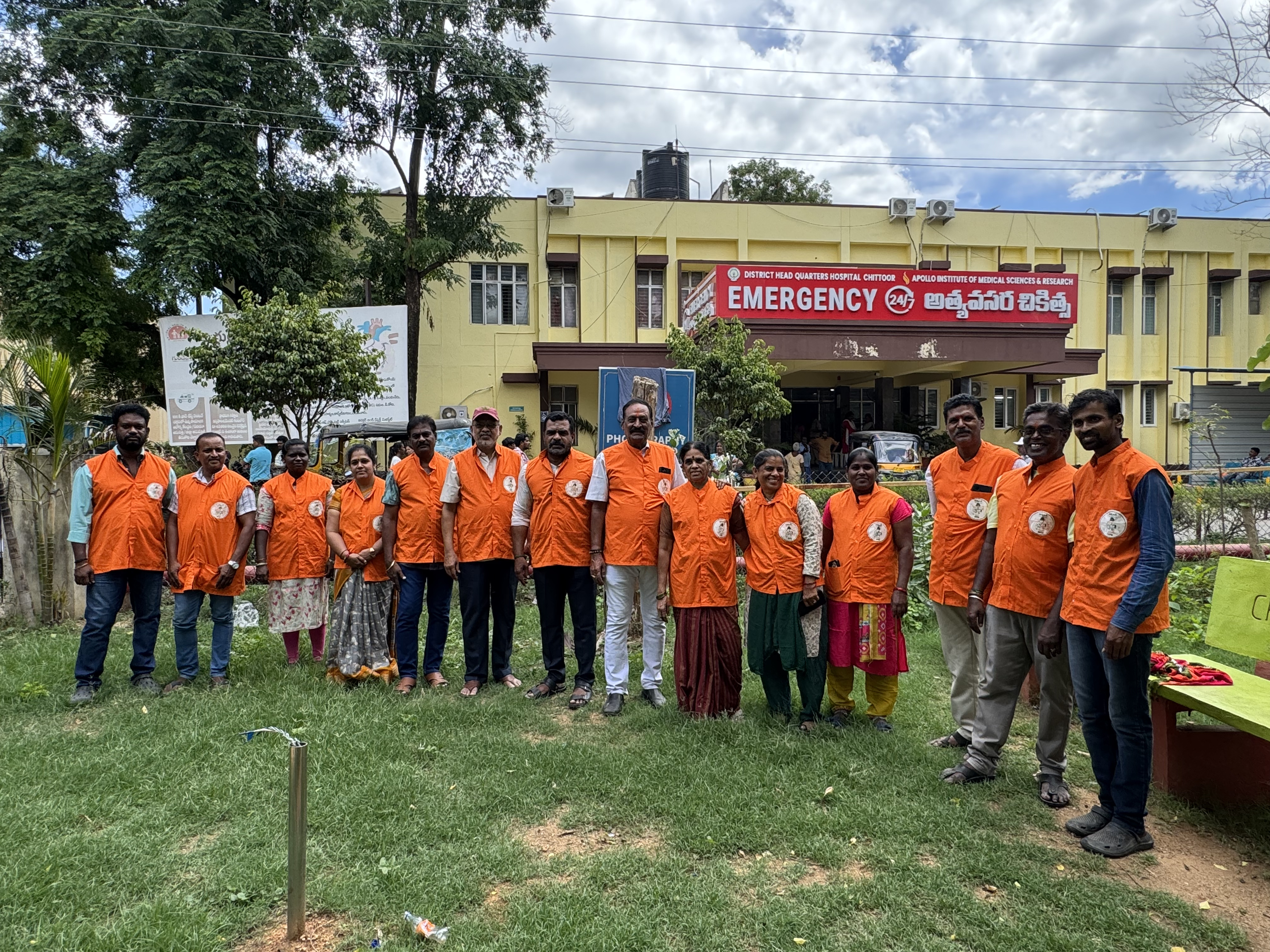 Ammavodi Deepika Volunteers Serving Food